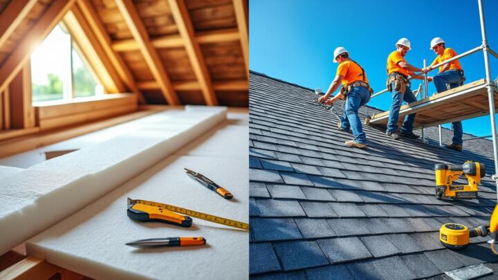 Isolation de toiture par l'intérieur ou par l'extérieur : que choisir ? 1 découvrez les avantages et inconvénients de l'isolation de toiture par l'intérieur et par l'extérieur pour faire le meilleur choix adapté à vos besoins et optimiser le confort de votre habitation.