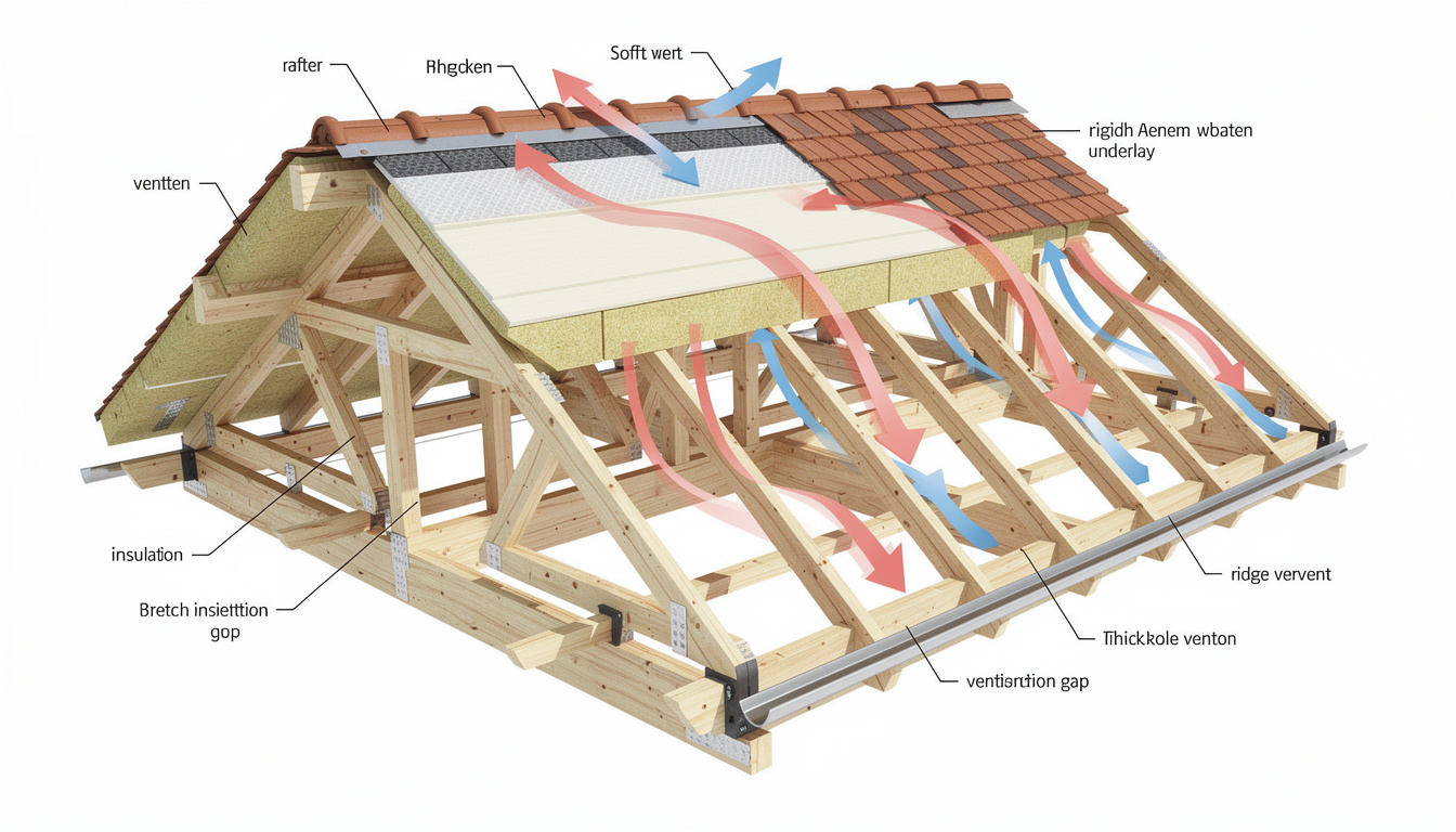 découvrez comment une bonne isolation de toiture et une ventilation optimale peuvent prévenir les problèmes d'humidité et améliorer le confort de votre maison.