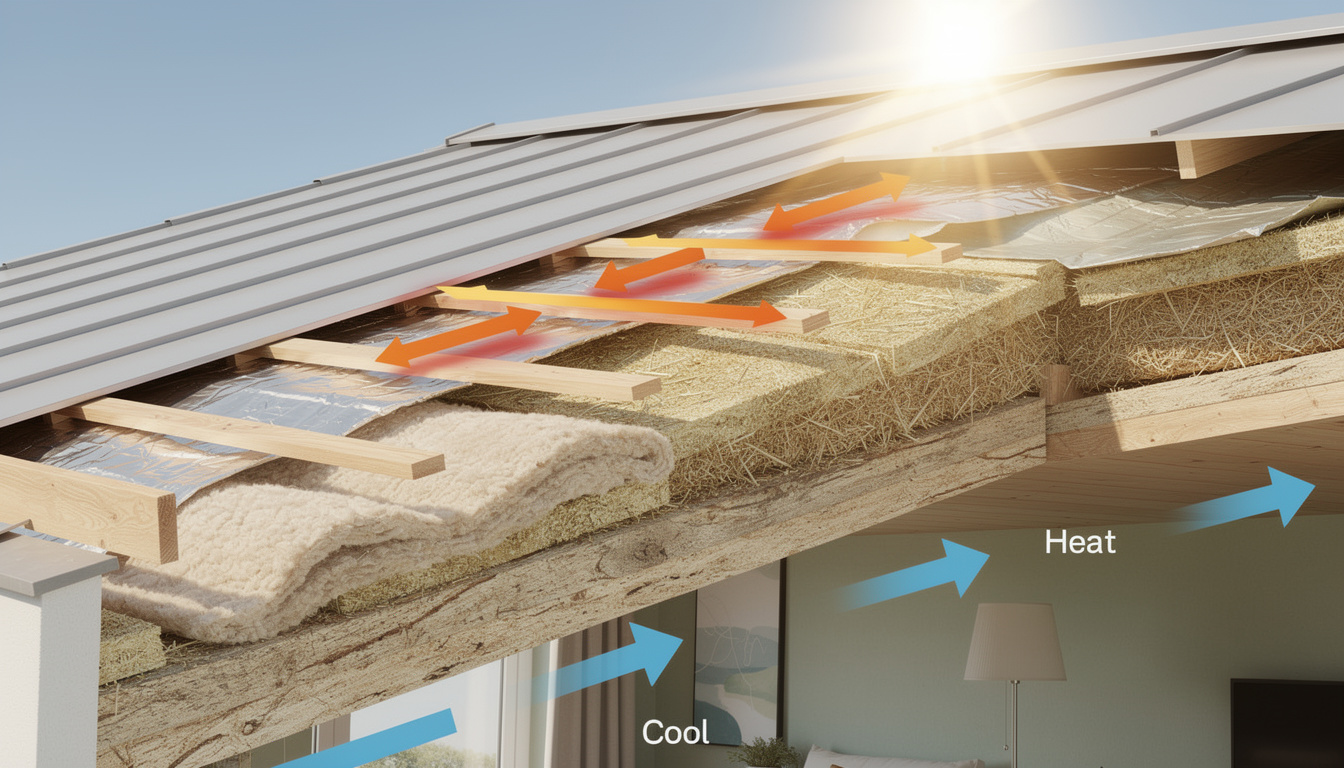 découvrez comment l'isolation de toiture améliore le confort en été en réduisant la chaleur intérieure et en favorisant une meilleure régulation thermique.
